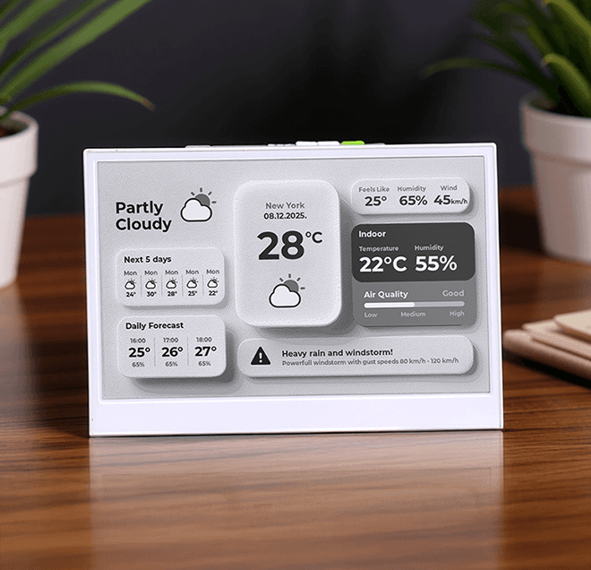 E-Paper UI Design with SquareLine Vision on reTerminal E series